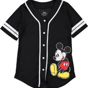 Disney Ladies Mickey Mouse Baseball Jersey - Size S